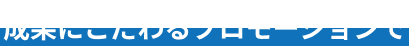 成果にこだわるプロモーションで
