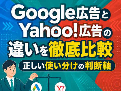 Google広告とYahoo!広告の違いを徹底比較——正しい使い分けの判断軸