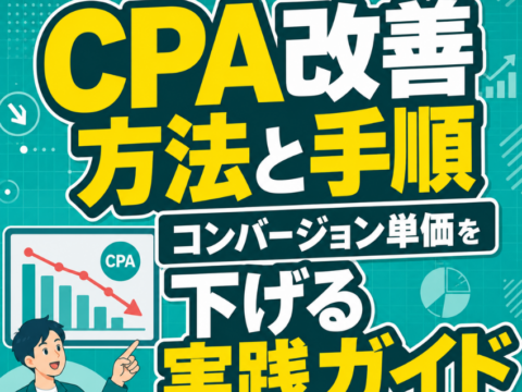 CPA改善方法と手順｜コンバージョン単価を下げる実践ガイド