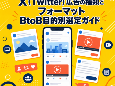 X（Twitter）広告の種類とフォーマット｜BtoB目的別選定ガイド