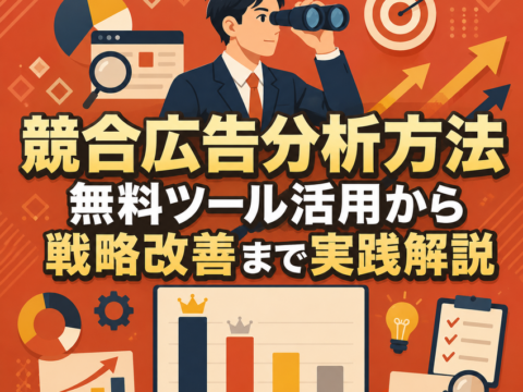 競合広告分析方法｜無料ツール活用から戦略改善まで実践解説