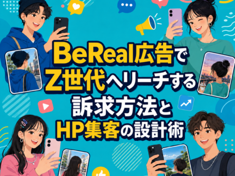 BeReal広告でZ世代へリーチする訴求方法とHP集客の設計術