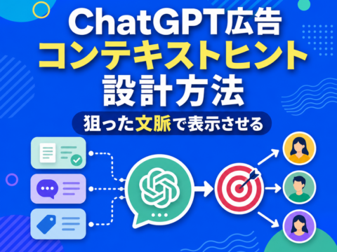 ChatGPT広告コンテキストヒント設計方法｜狙った文脈で表示させる